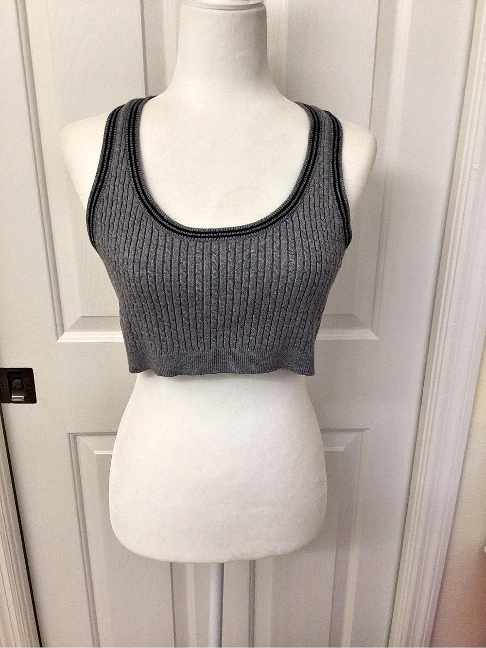 Victoria's Secret Gray Ribbed bralette